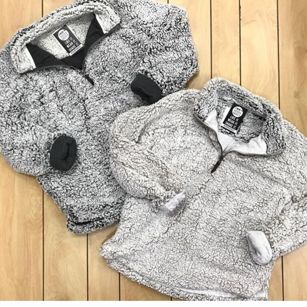 Grey Sherpa sweater